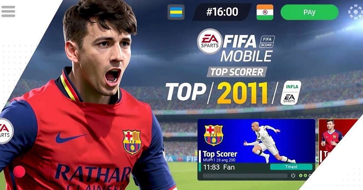 Future of FIFA Mobile Top Scorer in India Concept art of upcoming FIFA Mobile Top Scorer features for India